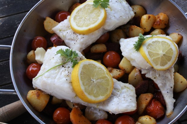 Chorizo cod recipe wish to dish 6