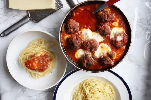 Mozarella Meatball recipe wish to dish (3)