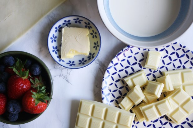 White chocolate berry tart recipe wish to dish