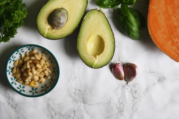 Kale, halloumi, sweet potato salad wish to wish recipe