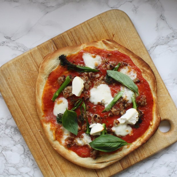 sausage and broccoli pizza recipe wish to dish