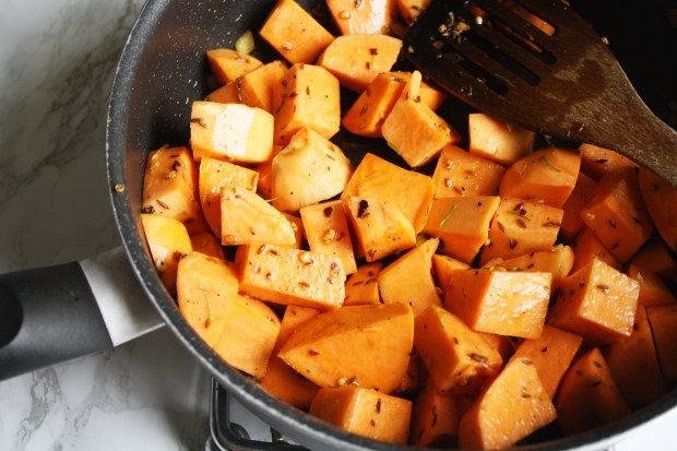 sweet potato and coconut soup recipe wish to dish (3)