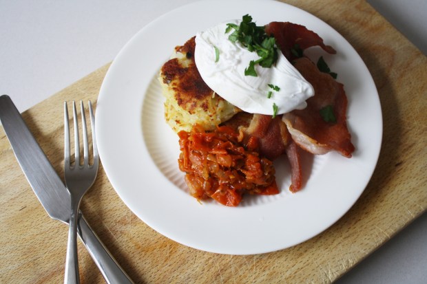 potato rosti and tomato relish brunch recipe wish to dish (3)