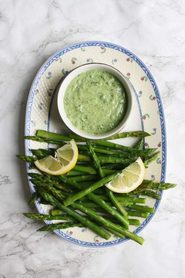Asparagus with ricotta dip wish to dish recipe (5)