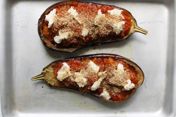 Aubergine parmigiana recipe wish to dish (3)