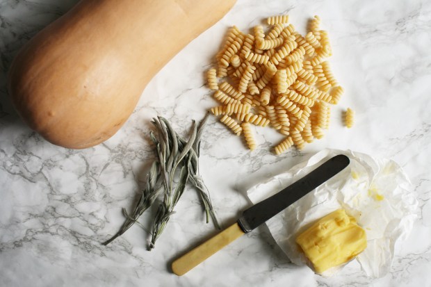 Brown Butter and Butternut Squash Pasta recipe wish to dish