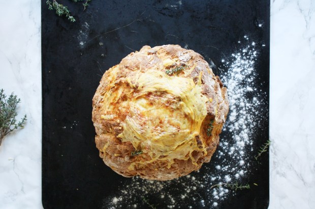 cheese and thyme soda bread recipe wish to dish (11)